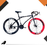 ราคา จักรยานเสือภูเขา มีเกียร์ 24 Speed จักรยานฟิกเกียร์ เสือหมอบ ขนาดเฟรม 49 cm ล้อ 26 นิ้ว ขอบ 60 มิล เฟรมเหล็ก ขนาดยาง700x23c (23040910712)