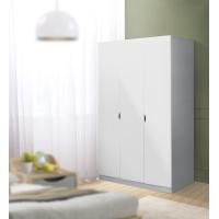 ราคา SB Design Square KONCEPT FURNITURE ตู้เสื้อผ้าบานเปิด ขนาด 120 ซม รุ่น Preem สีขาว 120x60x200 ซม (19919629148)