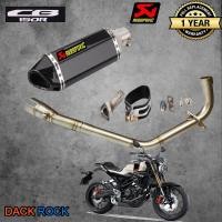 ราคา ท่อcb150r ท่อhonda ท่อakrapovic เคฟล่า ท่อแต่งcb150r เสียงแน่น นุ่ม ทุ้ม ไม่แต่งในรอบสูง ระบายความร้อนได้ดี อัตราเร่งดีขึ้น ตรงรุ่น ท่ออาคาโปวิค (935184703)
