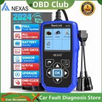 ราคา NEXAS NL102 12V 24V Obd2 เครื่องสแกนเนอร์ 2 ใน 1 เครื่องสแกนรถบรรทุกหนัก Full เครื่องมือวินิจฉัยระบบ HDOBD EOBD เครื่องสแกนเนอร์วินิจฉัย ECU รีเซ็ตตรวจสอบเครื่องอ่านรหัสเครื่องยนต์เครื่องมือสแกนสำหรับ