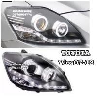 ราคา ไฟหน้า โปรเจคเตอร์ TOYOTA VIOS ปี2007 2012 โคมดำอีเกิ้ลอาย (8314996368)
