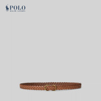 ราคา Polo Ralph Lauren เข็มขัดผู้หญิง Braided Vachetta Leather Skinny Belt รุ่น WAPOBLT09M20080 สีน้ำตาล (21846523377)