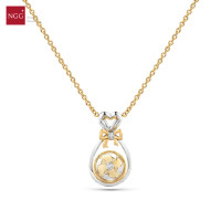ราคา NGG Fortunate Turbine Diamond Pendant ลัคกี้ แบค จี้เพชรแท้ มีใบรับประกัน แถมฟรีสร้อยคอ (22804066089)
