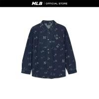 ราคา MLB เสื้อเชิ้ตยีนส์ ยูนิเซ็กส์ Denim Random Jacquard Monogram รุ่น 3ADRM0244 50NYD สีกรมท่าเข้ม (22118735352)