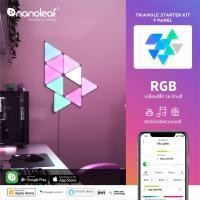 ราคา Nanoleaf Shapes Triangles Starter Kit 9 Panels ไฟแต่งห้อง LED RGB แบบสามเหลี่ยม NL47 0002TW 9PK (19986236081)