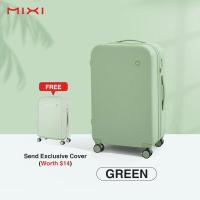ราคา Mixi 22นิ้วผู้ชายผู้หญิง PC น้ำหนักเบากระเป๋าเดินทาง Checked In กันน้ำ TSA 360 Universal Spinner ล้อสวมใส่รถเข็นกรณีกระเป๋าเดินทางฟรี M9236 (5837554169)