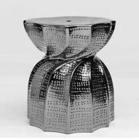 ราคา โมเดิร์นสไตล์จีนสร้างสรรค์เซรามิค Gold และ Silver กลองสตูลสวนบ้าน งานปัก Bench โบราณ Zither เก้าอี้สตูลกลม (18348937390)