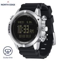 ราคา NORTH EDGE AQUA Original Men S Professional ดำน้ำคอมพิวเตอร์นาฬิกาดำน้ำ50M นาฬิกาดำน้ำบารอมิเตอร์วัดความสูงนาฬิกาข้อมือเข็มทิศสำหรับชาย (7800422594)