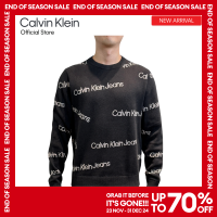 ราคา CALVIN KLEIN สเวตเตอร์ผู้ชาย ทรง Regular รุ่น J326794 BEH สีดำ (23264552596)