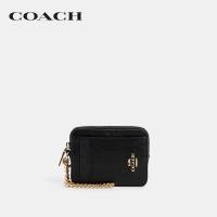 ราคา COACH กระเป๋าใส่บัตรผู้หญิงรุ่น Zip Card Case 6303 IMBLK สีดำ (22821220172)