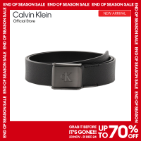 ราคา CALVIN KLEIN เข็ดขัดผู้ชาย Clamp Plaque Double Sided Belt รุ่น 4G7000G UB1 สีดำ (22689120373)