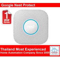 ราคา Google Nest Protect Gen 2 Smoke Detector Carbon Monoxide Alarm Battery 2nd Gen S3000BWES (6255120959)