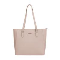 ราคา Louis Fontaine กระเป๋าสะพายไหล่ ทรง TOTE รุ่น FLARE สีเบจ (22894139201)