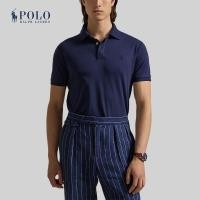 ราคา Polo Ralph Lauren เสื้อโปโลผู้ชาย Custom Slim Fit Soft Cotton Polo Shirt รุ่น MNPOKNI1N822980 สีกรมท่า (22719811559)
