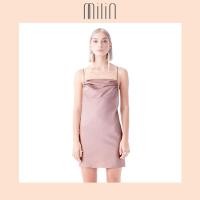 ราคา MILIN Spaghetti strap mini dress เดรสสั้น เดรสสายเดี่ยว รูดข้างช่วงอก Alle Dress (3999160858)