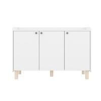 ราคา Koncept Furniture ตู้เตี้ยเก็บของ ขนาด 120 ซม รุ่น Mona สีขาว 120x45x80 ซม (22728763407)