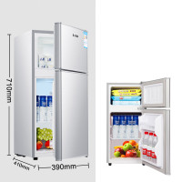 ราคา TAIDU ตู้เย็นขนาดเล็กสองประตูสำหรับใช้ในครัวเรือนขนาดเล็กสำหรับแช่เย็นและแช่แข็งความจุขนาดใหญ่ตู้เย็นให้เช่าหอพัก (21230839751)