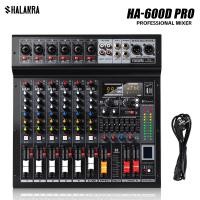 ราคา HA 400D 600D PRO POWER MIXER มิกเซอร์ 4 6 ช่อง 600w x2 (21897564732)