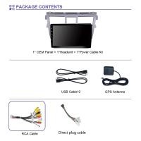 ราคา 2G RAM วิทยุติดรถยนต์ 9 นิ้ว 2Din IPS Android 13 สำหรับ Toyota Vios Yaris 2007 2012 ระบบนำทาง GPS สำหรับรถยนต์มัลติมีเดียสเตอริโอ BT Wifi (7681904736)