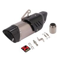 ราคา 38 51มม ท่อไอเสียรถจักรยานยนต์แบบสากลท่อไอเสียกระป๋องท่อ Tailpipe Akrapovic ท่อไอเสียกระป๋องท่อเหล็กสแตนเลสสำหรับ Xmax Aerox Nmax Ninja400 Z650 Zx 6r Mt 07 Mt15 R15 V3 CBR500X CB150R ฯลฯ (7871124388)