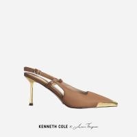 ราคา KENNETH COLE x ANNE THONGPRASOM รองเท้าส้นสูงผู้หญิง รุ่น ADIA SLINGBACKS MOCHA สีน้ำตาล HEL KF85076LE 904 (22543149026)