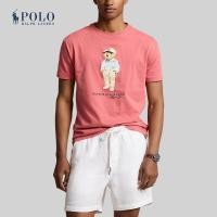ราคา Polo Ralph Lauren เสื้อยืดผู้ชาย Classic Fit Polo Bear Jersey T Shirt รุ่น MNPOTSH1N822295 สีแดง (22851989812)