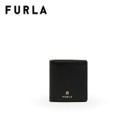 ราคา FURLA กระเป๋าสตางค์ผู้หญิง รุ่น CAMELIA S COMPACT WALLET BIFOLD NERO (17484523737)