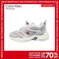 ราคา CALVIN KLEIN รองเท้าผ้าใบผู้หญิง รุ่น ZW02652 ACF สีเบจ (23264554359)