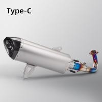 ราคา For XMAX300 xmax 2017 2023 Akrapovic Motorcycle Exhaust Escape Moto Muffler Slip on Motorcross Front Pipe Stainless Steel Tube (21836880660)