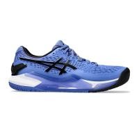 ราคา Asics รองเท้าเทนนิสผู้ชาย Gel Resolution 9 Sapphire Black 1041A330 401 (21746529499)