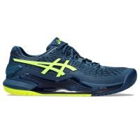 ราคา ASICS GEL RESOLUTION 9 MEN CPS ผู้ชาย รองเท้าเทนนิส ของแท้ MAKO BLUE SAFETY YELLOW (22875468240)