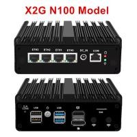 ราคา New Intel N100 Firewall Router PC Upgraded Version Fanless Mini PC 4x i226 V 2 5G Solid Computer Proxmox ESXi pfSense OPNsense (22154468205)