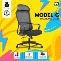 ราคา Work Station Ergonomic chair เก้าอี้ทำงานเพื่อสุขภาพ เก้าอี้ทำงาน รุ่น Model G (19188569626)