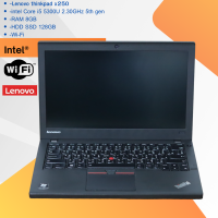 ราคา Notebook โน๊ตบุ๊ค Lenovo thinkpad x250 intel Core i5 5300U 2 30GHz 5th gen RAM 8 GB HDD SSD 128GB Wi Fi (21937889088)