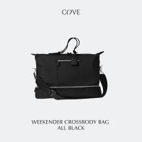 ราคา COVE Weekender Bag กระเป๋าเดินทางสะพายข้าง ผ้าแคนวาสแต่งหนังแท้ กันน้ำ มีช่องแยกรองเท้า (18382324766)
