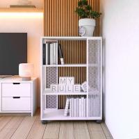 ราคา SB Design Square KONCEPT FURNITURE ชั้นวาง KC PLAY รุ่น OTENY 3D เหล็กขาว 70x35x99 ซม (21783891097)