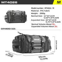 ราคา Rhinowalk Motorcycle Tail Bag Waterproof 19L 80L Large Capacity Motorcycle Saddle Pannier Box Outdoor Riding Travel Luggage Storage Bag Motorcycle Accessories For Most Motorcycles (22550626868)