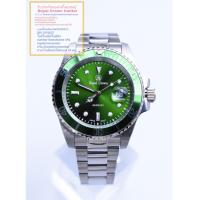 ราคา Royal Crown Submariner Hulk เจ้าตัวเขียวแห่งแบรนด์ Royal Crown แท้ 100 นาฬิกาสำหรับผู้ชาย มาพร้อมสายแสตนเลส ขนาดหน้าปัดรวมเม็ดมะยม 44 mm มีรับประกัน 1 ปีเต็ม ของแท้ 100 กันน้ำ 100 คุณลูกค้าจะได้รับนาฬ