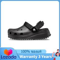 ราคา ของแท้พิเศษ Crocs Classic Hiker Ikat Clog Black Shoes Non Slip Thick Sole Beach Sandals 206772 060 The Same Style In The Store (22409917619)