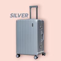 ราคา กระเป๋าเดินทาง รุ่น ALU115 ALUMINIUM FRAME รุ่น TOP ทนสุด ดีสุด เฟรม อลูมิเนียม ไม่ใช่ซิป tsa lock 4ล้อคู่ ล้อลื่น ทน 20นิ้ว 25นิ้ว 29นิ้ว STRONG LUGGAGE (21027010970)