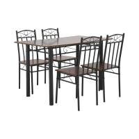 ราคา HomeHuk ชุดโต๊ะอาหาร 4 ที่นั่ง ขนาด 120 ซม (22890425170)