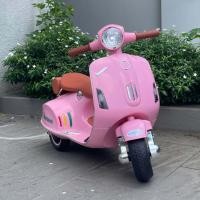 ราคา รถแบตเตอรี่ เวสป้ามีพ่วงข้าง น่ารักมาก รถแบตเวสป้ามินิมอล รถแตไฟฟ้า (12411907199)