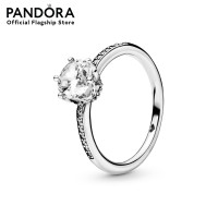 ราคา Pandora Clear Sparkling Crown Ring แหวน แหวนมงกุฎ แหวนเงิน แหวนแพนดอร่า แพนดอร่า (9137574075)