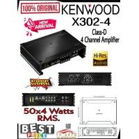 ราคา KENWOOD X302 4 แอมป์ 4 ch แบบ Class d ขนาดกระทัดรัด ยี่ห้อชั้นนำ (17846998841)