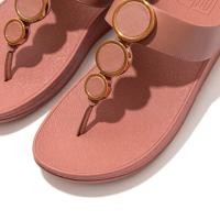 ราคา รองเท้า Fitflop Halo Leather Toe Post Sandals รุ่น EP3 สี Worm Rose Size UK8 41 42 (20426893068)