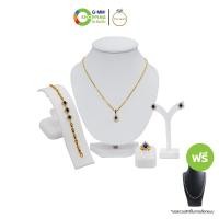 ราคา THE GEMS เดอะ เจมส์ ชุดจี้พลอยไพลินแท้ล้อมเพชรสวิส ฟรี สร้อยคอลูมินัส 130474 (23116829365)