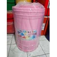 ราคา ถังไอติมกลมทรงกระบอก ถังเก็บไอศกรีม ถังเก็บความเย็น เก็บความเย็นได้นาน ตราดอกบัว เบอร์10 (19996133388)