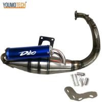 ราคา สำหรับ Honda DIO ZX 50 ZX50 AF34 AF35 KYMCO ไข้ ZX50 ZX 50 KCA SA10AL Full ระบบไอเสียท่อไอเสียท่อสกู๊ตเตอร์ Moped Racing DIO50 AF18 AF24 AF27 AF28 AF30 (9510152801)