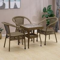 ราคา ชุดโต๊ะเก้าอี้หวาย ชุดโต๊ะกาแฟ ชุดสนามหวายเทียม ชุดโต๊ะหวาย เก้าอี้หวาย โต๊ะกระจก โต๊ะเก้าอี้ในสวน ชุดโต๊ะรับแขก ชุดโต๊ะเก้าอี้หวาย (20413874895)