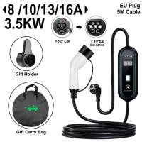 ราคา Taysla 32A 7kW 5 เมตรติดผนังสายชาร์จ EV กับ CEE EVSE ปลั๊กสำหรับรถยนต์ไฟฟ้า (21538190722)